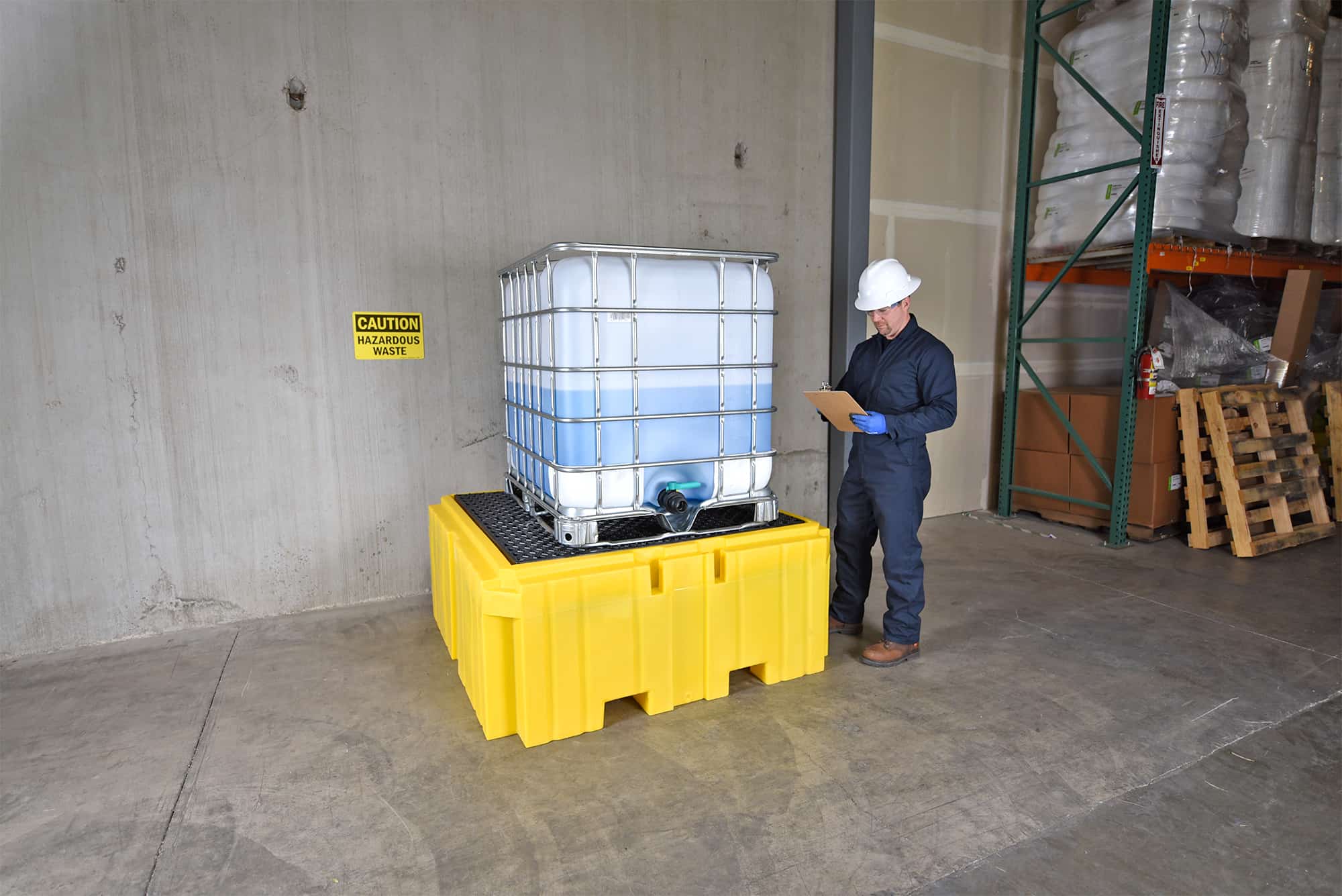 Ultra-IBC Spill Pallet® Plus Model (w/o drain)