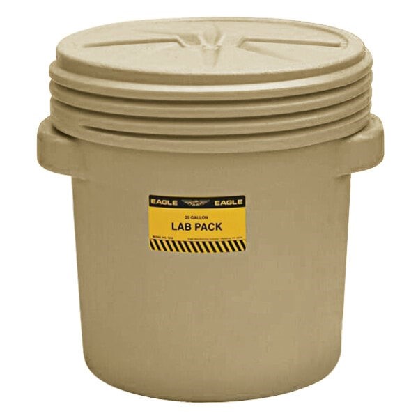 20 Gallon Screw-On Lid Plastic Barrel Drum