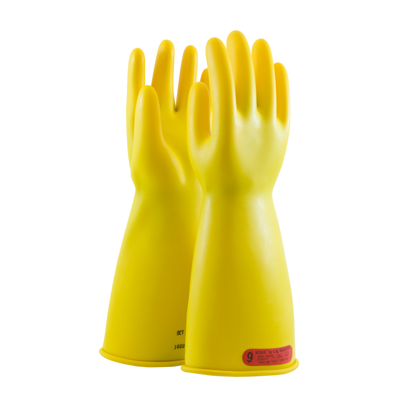 Novax® Class 0 Rubber Insulated Glove with Straight Cuff