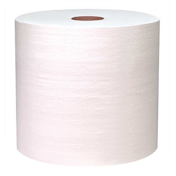 White Embossed DRC Jumbo Roll