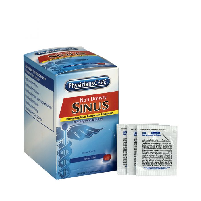 Physicians Care Non-Drowsy Sinus Medication