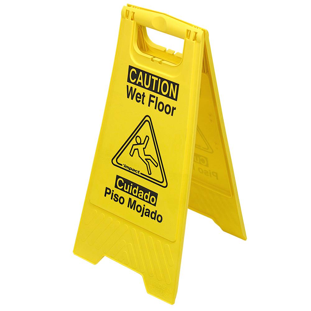 Impact® Wet Floor Sign</BR>English/Spanish