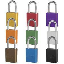 Masterlock Anodized Aluminum Safety Padlock with 1.5" Shackle