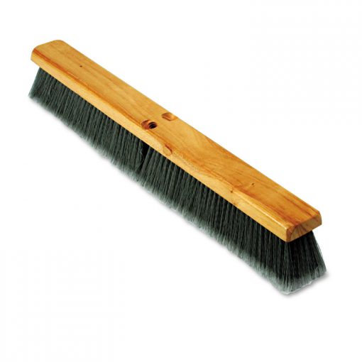 Boardwalk® Floor Brush Head, 3″ Gray Flagged Polypropylene, 24″