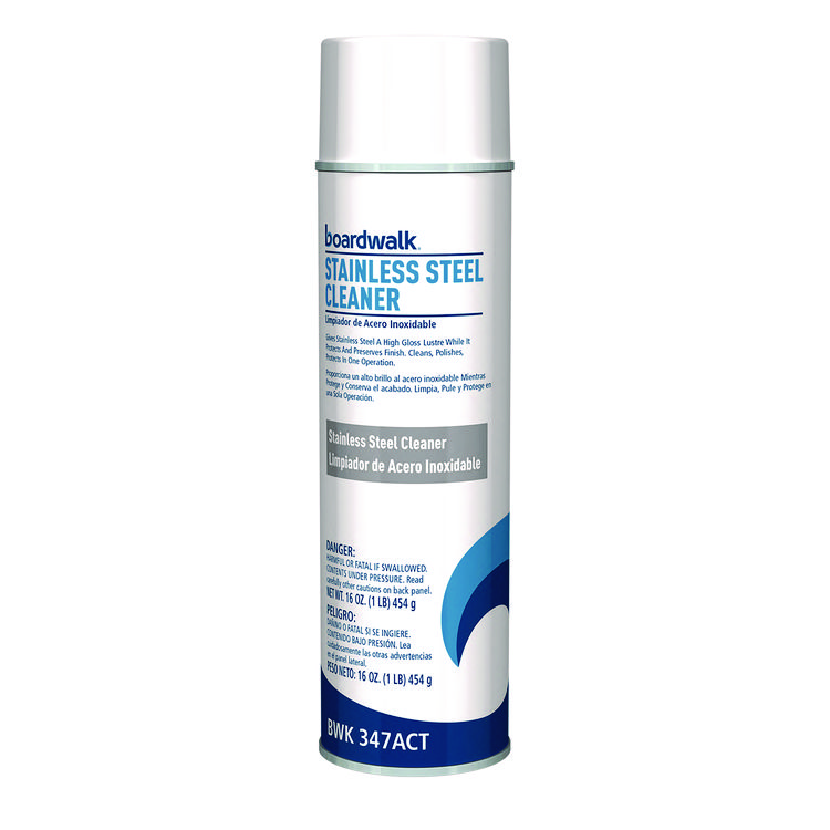 Boardwalk® Stainless Steel Cleaner and Polish</br>18 oz.