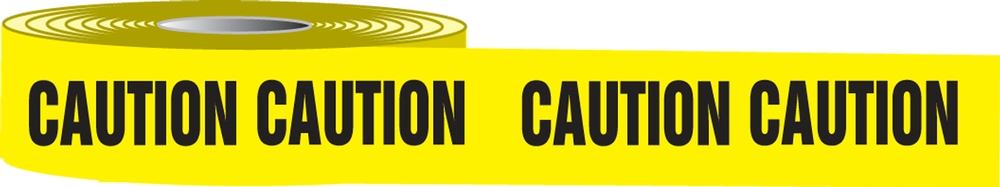 Caution Tape, 3"x1000'