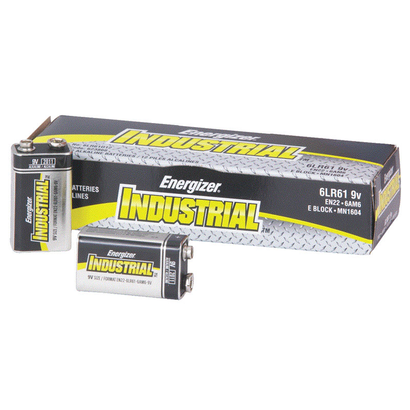 Energizer 9 Volt Industrial Alkaline Battery