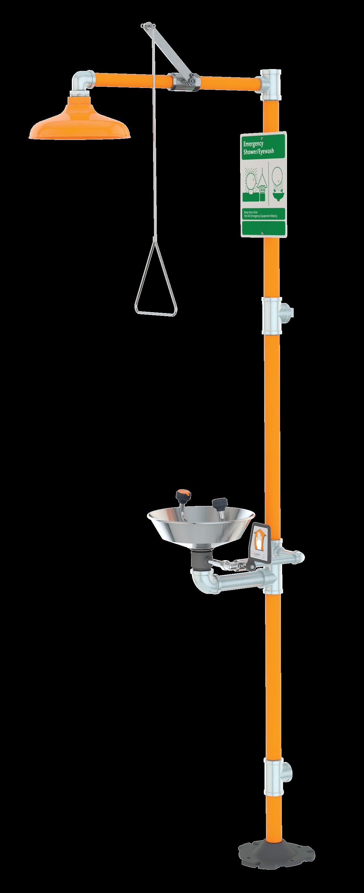 Combination Safety Station with Eyewash