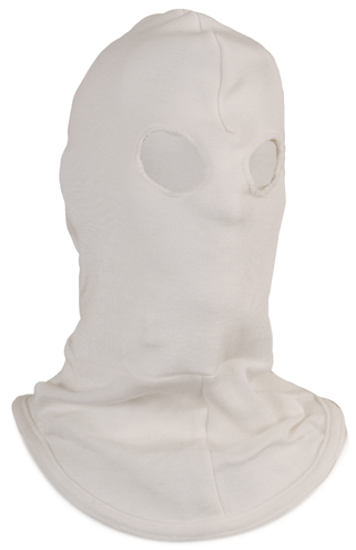 High Heat Knit Hood with Eyeholes in Meta-Aramid