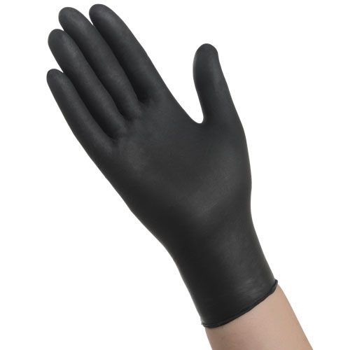 AMBITEX® Black Nitrile Powder Free Gloves 6 mil