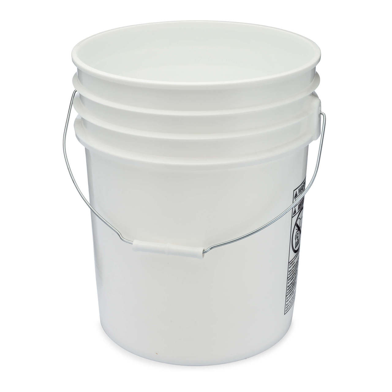 5 Gallon Plastic Pail- W/O Cover