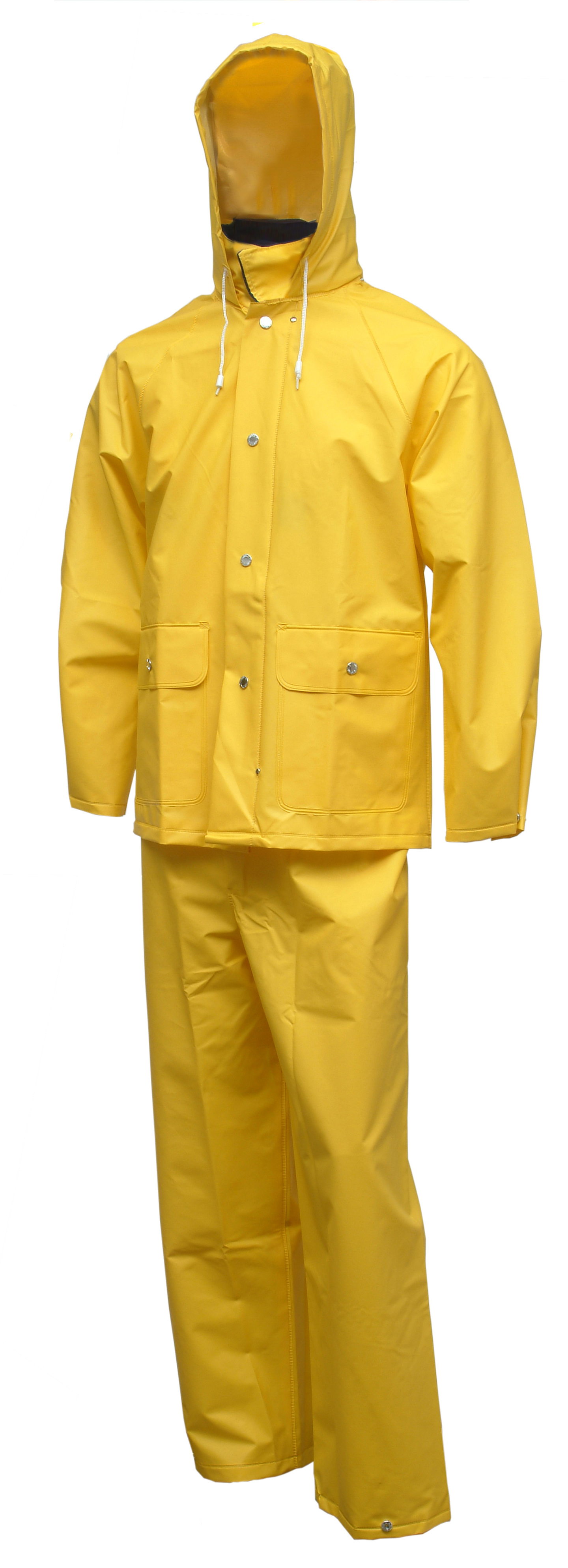 Industrial Yellow Work 3-Piece Rain Suit | Rain Wear | Action Supply