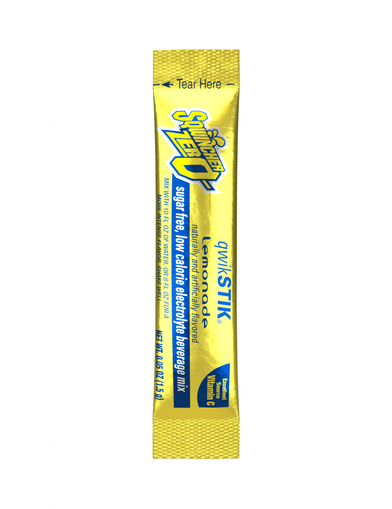 Sqwincher QwikStik® Zero Lemonade Flavored Powder Stiks