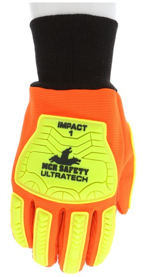 MCR Safety UT Hi-Viz Impact Gloves